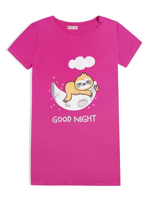 Flowery Night Shirt - Design 34 - Khotwh